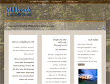 Tablet Screenshot of millbrookcampground.com